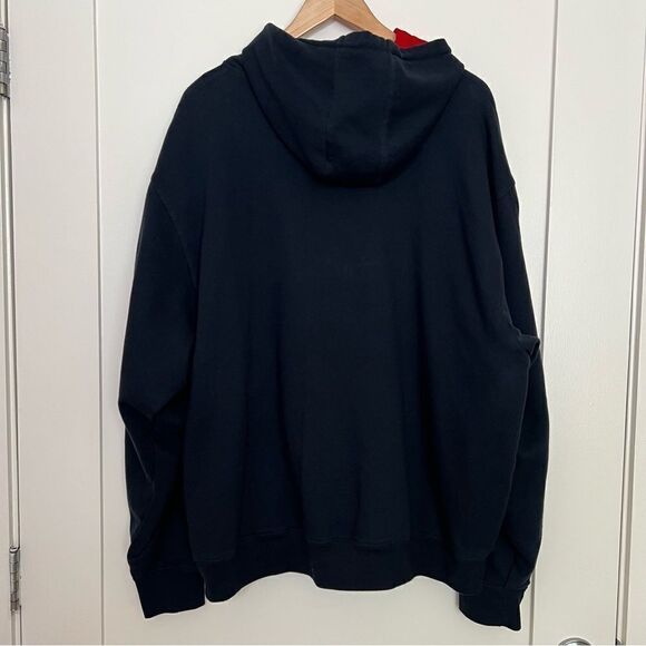 Dunbrooke Jacket Mens XL New England Patriots Blue Red Hooded Zip Cotton Blend - Picture 8 of 14